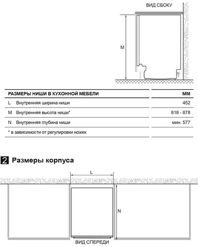 Купить Встраиваемая посудомоечная машина Haier HDWE10-395RU  9066489. Характеристики, отзывы и цены в Донецке