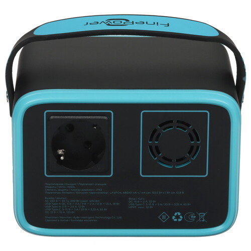 Купить Портативная зарядная станция FinePower Zeus 150 черный  5434033. Характеристики, отзывы и цены в Донецке