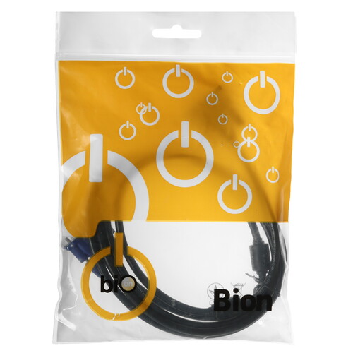 Купить Кабель  Bion VGA - VGA, 1.8 м  5612919. Характеристики, отзывы и цены в Донецке