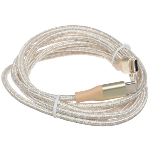 Купить Кабель круглый Verizo USB Type-C - USB Type-C золотистый 1.5 м  5497261. Характеристики, отзывы и цены в Донецке