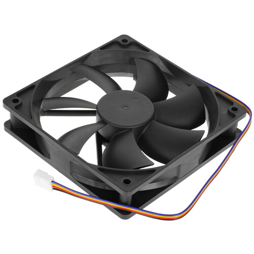 Купить Вентилятор Gembird [D12025SM-4] черный  5008437. Характеристики, отзывы и цены в Донецке