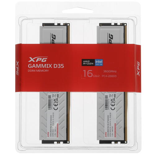Купить Оперативная память ADATA XPG GAMMIX D35 [AX4U360016G18I-DTWHD35] 32 ГБ  5433322. Характеристики, отзывы и цены в Донецке