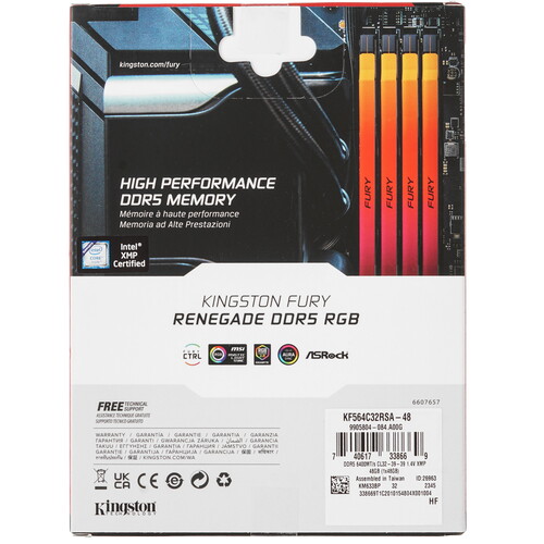 Купить Оперативная память Kingston FURY Renegade Silver RGB  5436208. Характеристики, отзывы и цены в Донецке