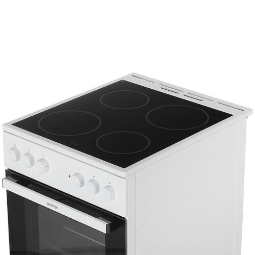 Купить Электрическая плита Gorenje GEC5A12WG-B белый  9903141. Характеристики, отзывы и цены в Донецке