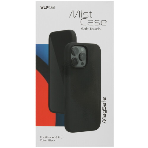 Купить Накладка  VLP Mist Case для Apple iPhone 16 Pro черный  5487110. Характеристики, отзывы и цены в Донецке