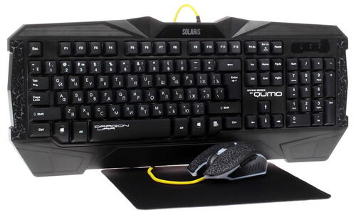 Купить Игровой набор Qumo Solaris черный  1087796. Характеристики, отзывы и цены в Донецке