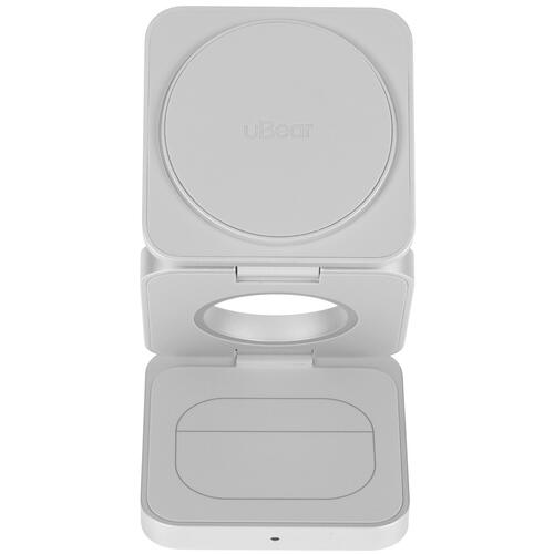 Купить Беспроводное зарядное устройство uBear Balance 3-in-1 серебристый  5435726. Характеристики, отзывы и цены в Донецке