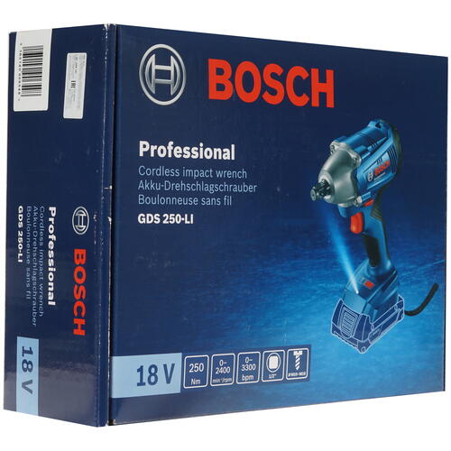 Купить Гайковерт Bosch GDS 250-LI PRO 18V  , Без ЗУ, Без АКБ  1314083. Характеристики, отзывы и цены в Донецке