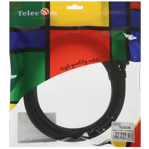Купить Кабель  Telecom DisplayPort - DisplayPort, 3 м  5471605. Характеристики, отзывы и цены в Донецке