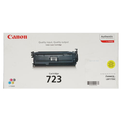 Купить Картридж лазерный Canon 723Y желтый  7940509. Характеристики, отзывы и цены в Донецке