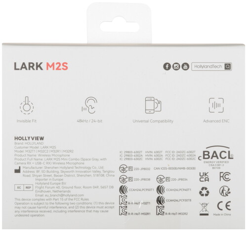 Купить Радиосистема Hollyland LARK M2S Mini Combo  5623754. Характеристики, отзывы и цены в Донецке