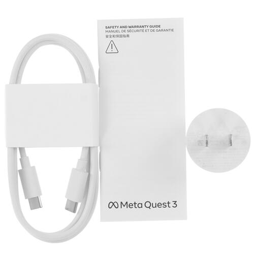 Купить Система виртуальной реальности Meta Quest 3 белый  5435584. Характеристики, отзывы и цены в Донецке