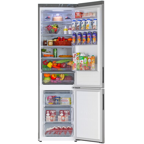 Купить Холодильник с морозильником   LG GA-B509CMTL серебристый  1663675. Характеристики, отзывы и цены в Донецке