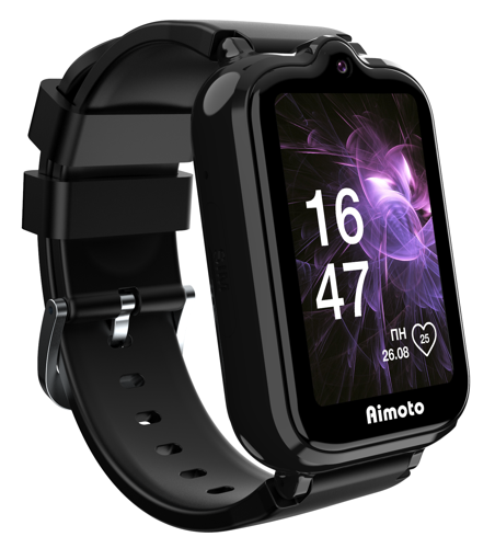Купить Детские часы Кнопка Жизни Aimoto Active Pro 4G черный  5094530. Характеристики, отзывы и цены в Донецке