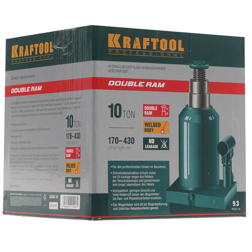 Купить Домкрат KRAFTOOL 43463-10  8122261. Характеристики, отзывы и цены в Донецке