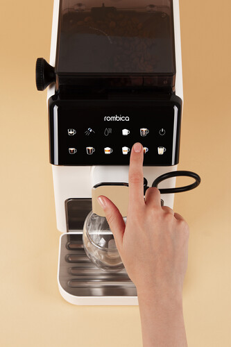 Купить Кофемашина автоматическая Rombica Barista CLZ-Z07T белый  5610989. Характеристики, отзывы и цены в Донецке