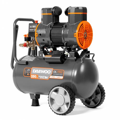 Купить Компрессор поршневой безмасляный Daewoo DAC250SS  9089076. Характеристики, отзывы и цены в Донецке