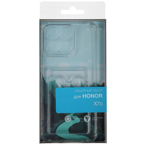 Купить Накладка  Aceline Pocket для HONOR X7c прозрачный  5487890. Характеристики, отзывы и цены в Донецке