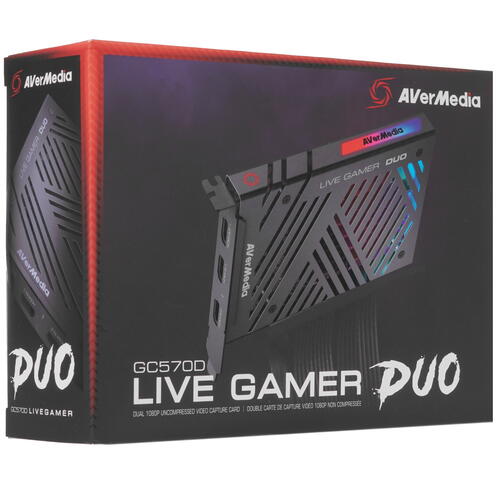 Купить Устройство видеозахвата AVerMedia Live Gamer DUO [GC570D]  4725113. Характеристики, отзывы и цены в Донецке
