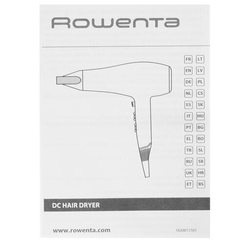 Купить Фен Rowenta Motion Dry CV5707F0 черный/золотистый  9088983. Характеристики, отзывы и цены в Донецке