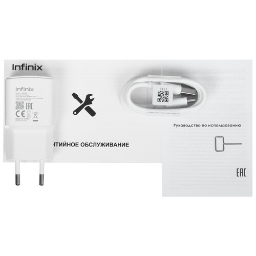 Купить 6.78" Смартфон Infinix HOT 50 128 ГБ черный  5479920. Характеристики, отзывы и цены в Донецке