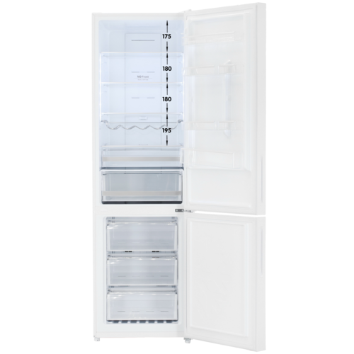 Купить Холодильник с морозильником   DEXP RF-CN350DMG/S белый  9136757. Характеристики, отзывы и цены в Донецке