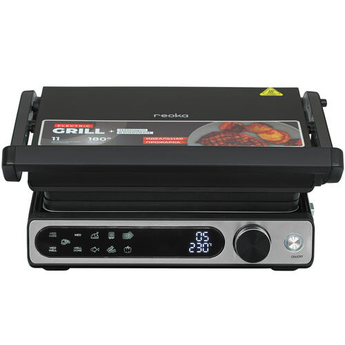 Купить Гриль Reoka RKG-D201 черный  5408665. Характеристики, отзывы и цены в Донецке