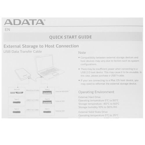 Купить 4000 ГБ Внешний SSD ADATA SD810  5458515. Характеристики, отзывы и цены в Донецке