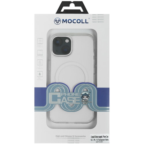 Купить Накладка  MOCOLL Crystal IV Series для Apple iPhone 14 прозрачный  5466708. Характеристики, отзывы и цены в Донецке
