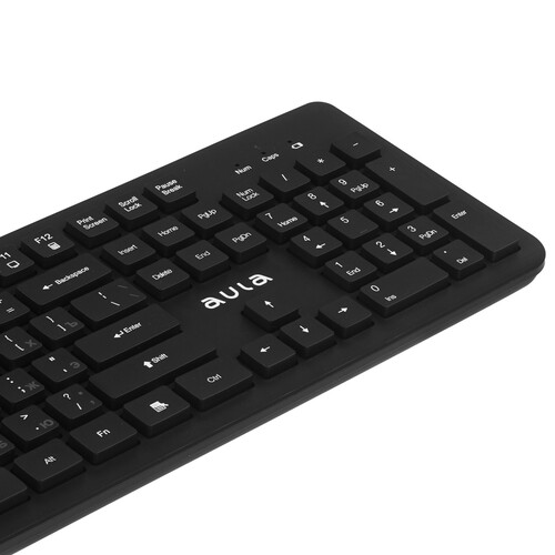 Купить Клавиатура+мышь беспроводная   AULA AC290 черный  9260570. Характеристики, отзывы и цены в Донецке
