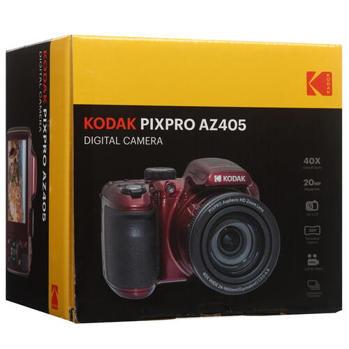 Купить Компактный фотоаппарат Kodak AZ405 черный  5468010. Характеристики, отзывы и цены в Донецке
