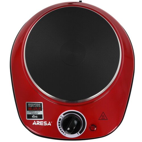 Купить Плита компактная электрическая ARESA AR-4701 красный  9300779. Характеристики, отзывы и цены в Донецке