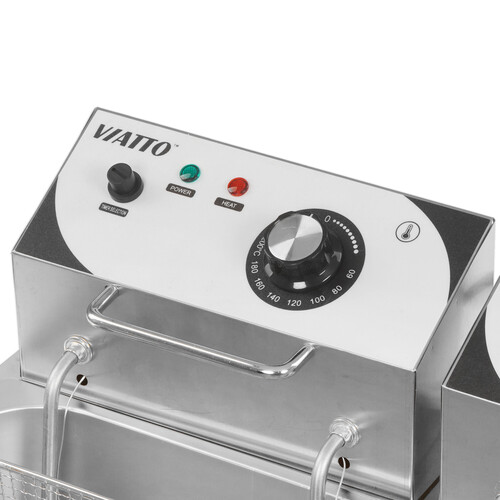 Купить Фритюрница Viatto VA-MF25 серебристый  9126324. Характеристики, отзывы и цены в Донецке