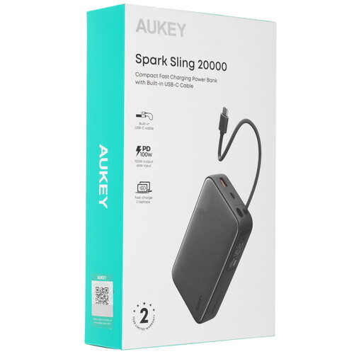 Купить Портативный аккумулятор Aukey PB-Y48 серый  5600102. Характеристики, отзывы и цены в Донецке