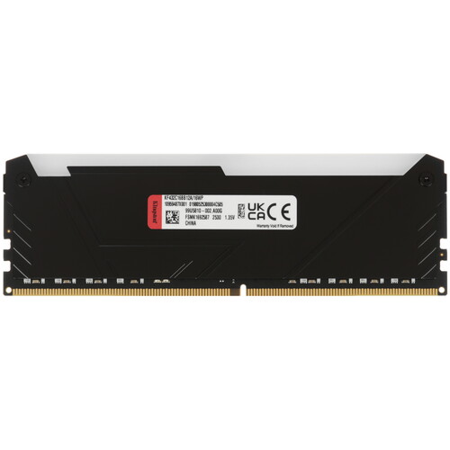 Купить Оперативная память Kingston FURY Beast Black RGB [KF432C16BB12A/16WP] 16 ГБ  5638520. Характеристики, отзывы и цены в Донецке