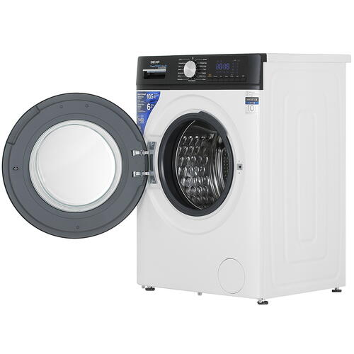 Купить Стирально-сушильная машина DEXP WD-F1014DMG/WWSI белый  5427682. Характеристики, отзывы и цены в Донецке