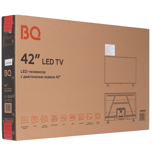 Купить 42" (107 см) Телевизор BQ 42FS07B черный  9173447. Характеристики, отзывы и цены в Донецке