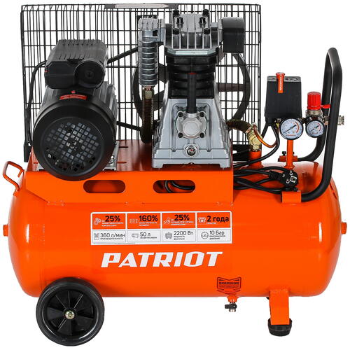 Купить Компрессор поршневой масляный Patriot PTR 50-360I  8192883. Характеристики, отзывы и цены в Донецке