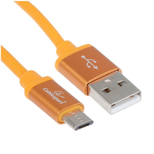 Купить Кабель круглый Cablexpert micro USB - USB 2.0 Type-A оранжевый 1 м  5485493. Характеристики, отзывы и цены в Донецке