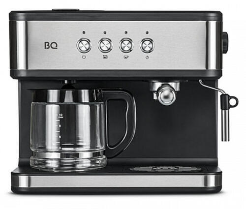 Купить Кофеварка рожковая BQ CM1005 серебристый  9056143. Характеристики, отзывы и цены в Донецке