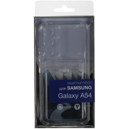 Купить Накладка  Aceline Pocket для Samsung Galaxy A54 5G прозрачный  5400991. Характеристики, отзывы и цены в Донецке