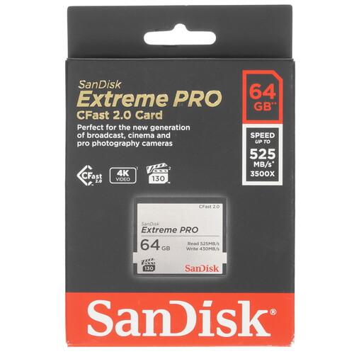 Купить Карта памяти SanDisk Extreme PRO CFast 2.0 CFast 2.0 64 ГБ  4723569. Характеристики, отзывы и цены в Донецке
