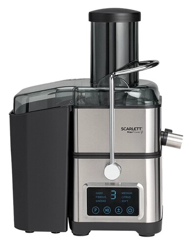 Купить Соковыжималка электрическая Scarlett SC-JE50S64 серебристый  9276015. Характеристики, отзывы и цены в Донецке