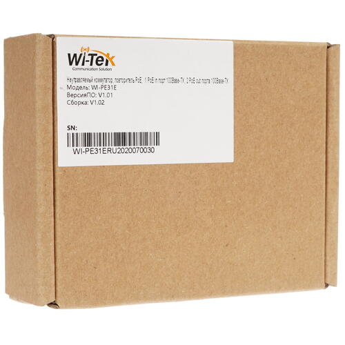 Купить Повторитель PoE Wi-Tek WI-PE31E  8191606. Характеристики, отзывы и цены в Донецке