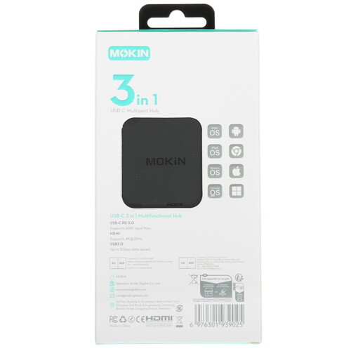 Купить USB-разветвитель MOKIN MOUC1901  9280498. Характеристики, отзывы и цены в Донецке