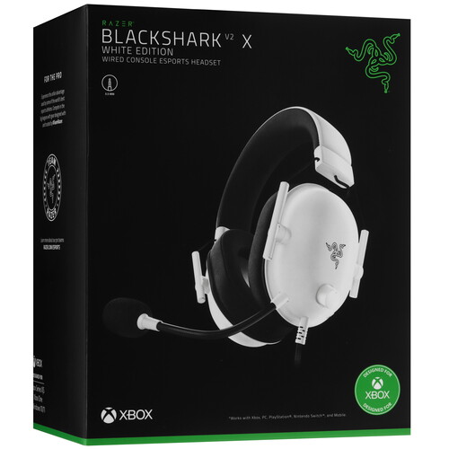 Купить Проводные наушники Razer BlackShark V2 X белый 2022  5619570. Характеристики, отзывы и цены в Донецке