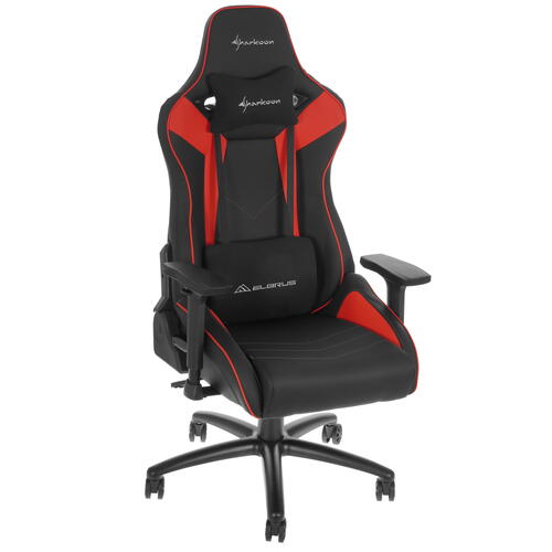 Купить Кресло игровое Sharkoon ELBRUS 3 красный  4878161. Характеристики, отзывы и цены в Донецке