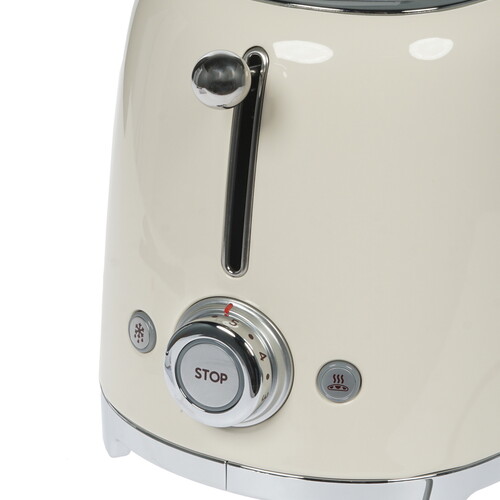 Купить Тостер Smeg TSF01CREU бежевый  1152598. Характеристики, отзывы и цены в Донецке