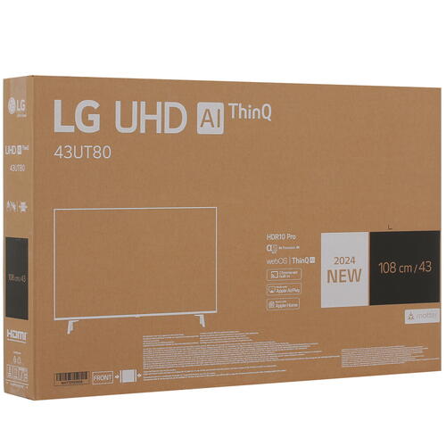 Купить 43" (108 см) Телевизор LG 43UT80006LA черный  5446537. Характеристики, отзывы и цены в Донецке