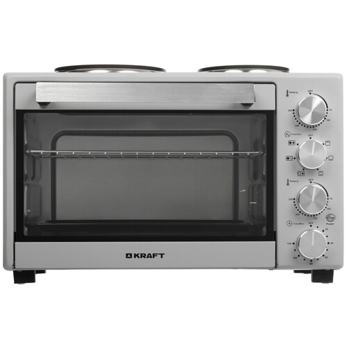 Купить Мини-печь Kraft KFC-MOHP 380 HGR серый  9080985. Характеристики, отзывы и цены в Донецке